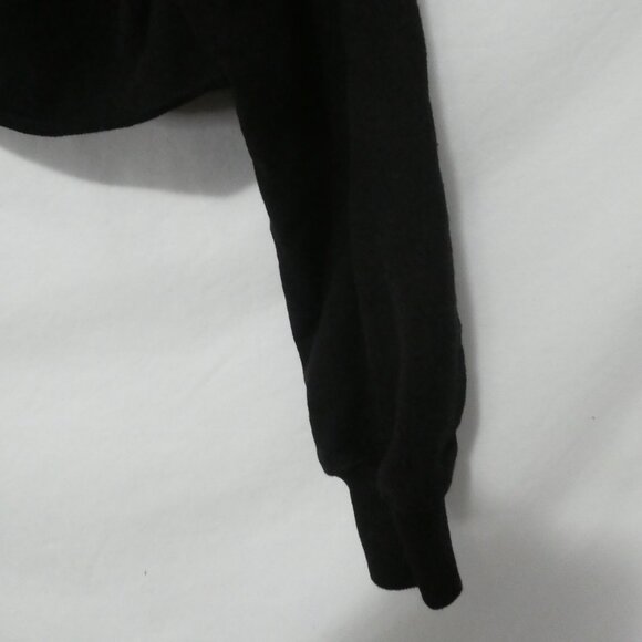 FASHION NOVA | 1X | Black Cropped Hoodie with Butterfly Graphic - Picture 15 of 15